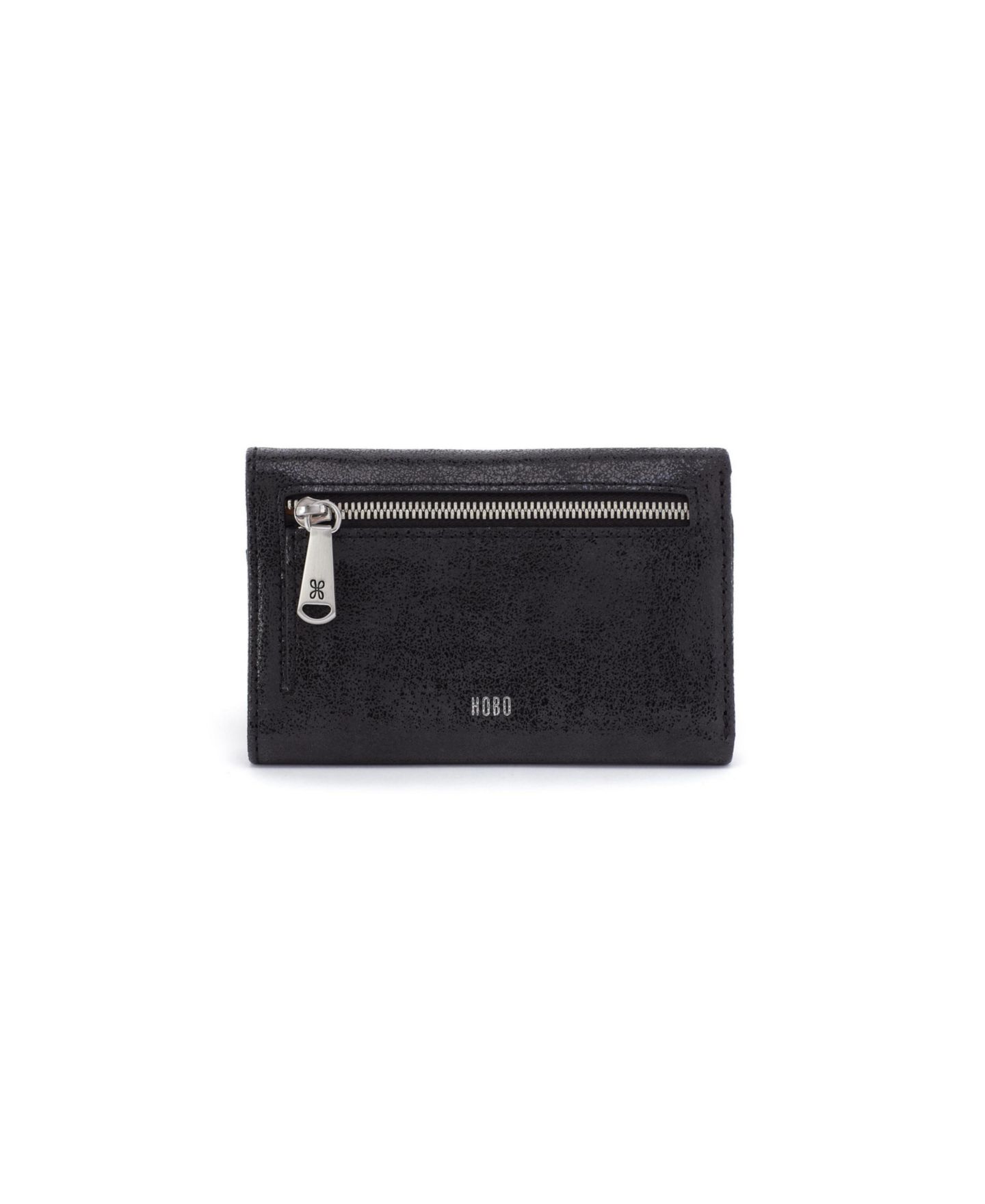 Женский кошелёк HOBO Jill Trifold Wallet, цвет: Чёрный — фото 2