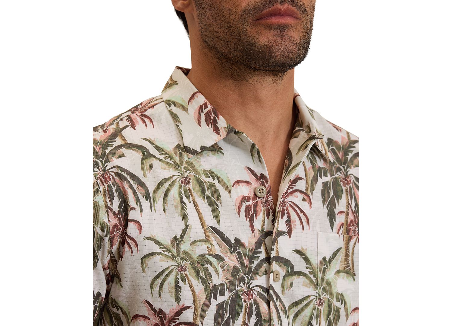 Men's Engineered Print Woven Shirt