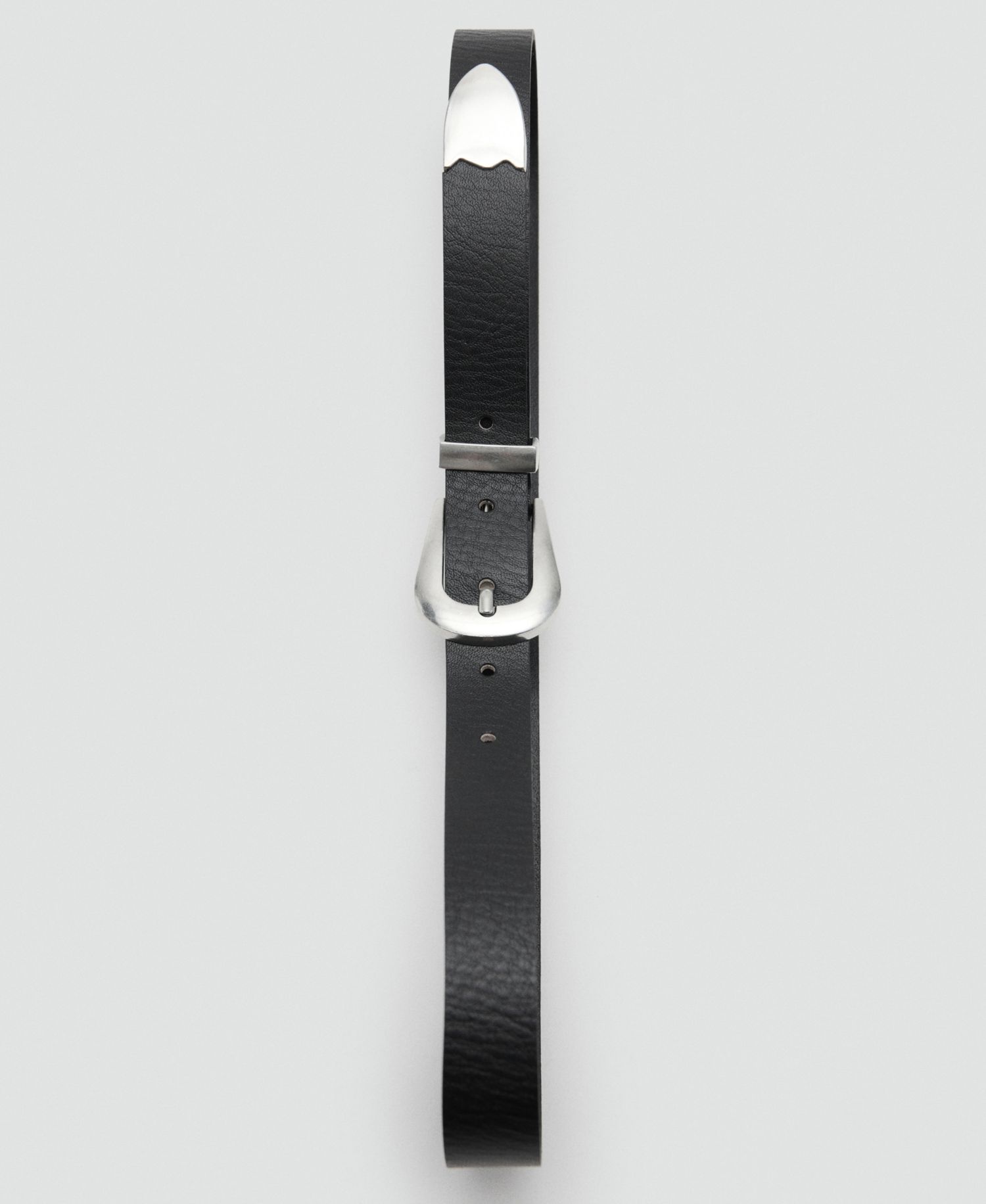 Women's Metal Detail Leather Belt