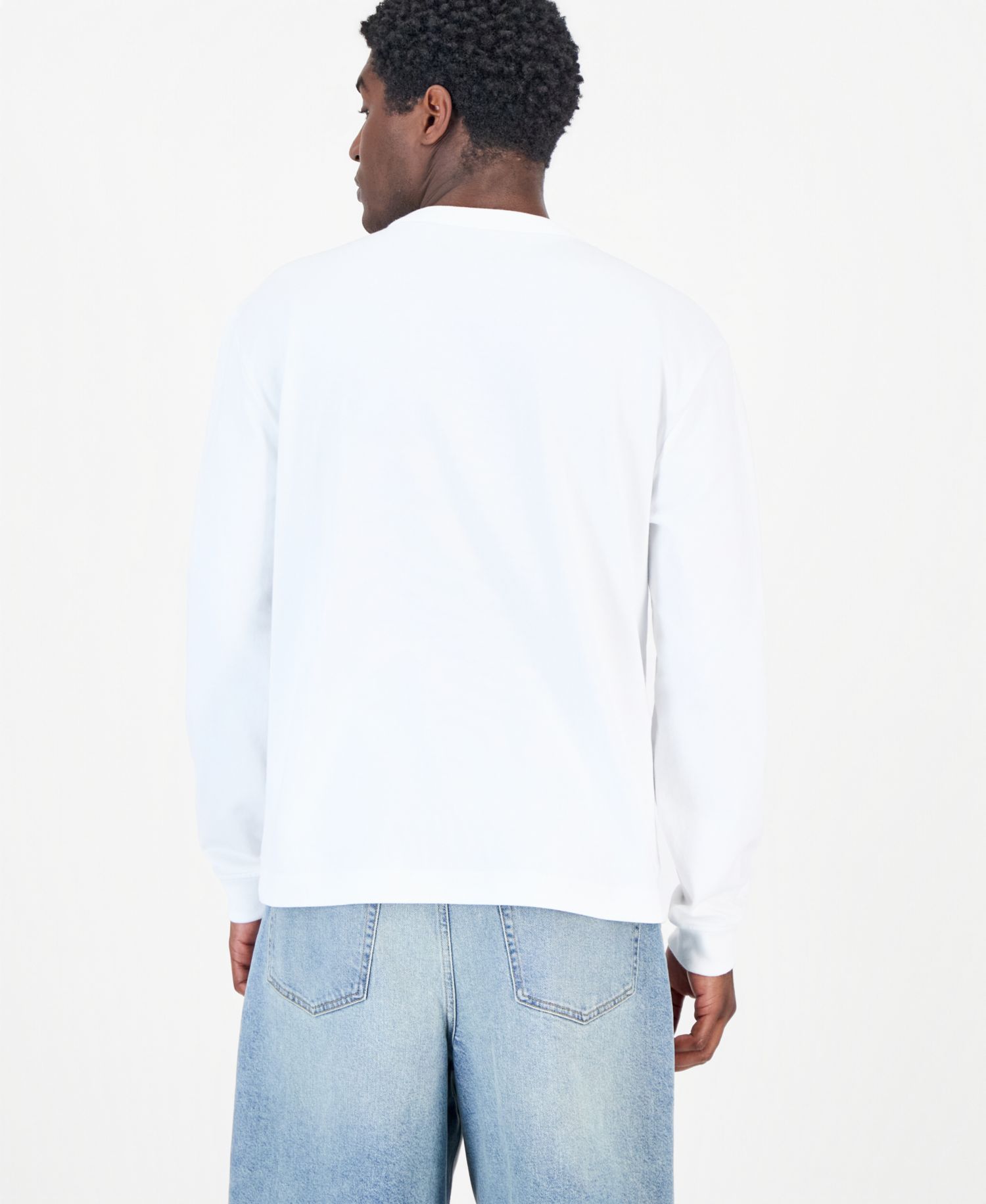Men's Long-Sleeve Relaxed-Fit Pocket T-Shirt