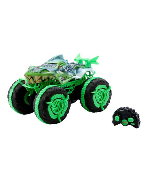 Детская игрушка Hot Wheels 1:15 Scale Monster Trucks Great Bite All-Terrain Amphibious Remote Control Car