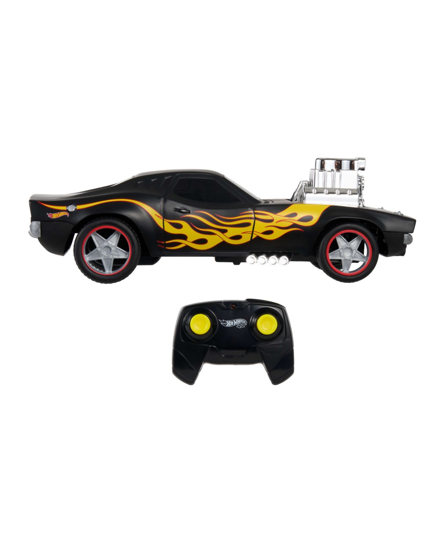 Детская игрушка Hot Wheels 1:16 Scale Rodger Dodger Remote-Control Toy Car with Booster Button — фото 2
