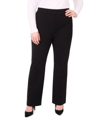 Plus Size Pull-On Bootcut Pants