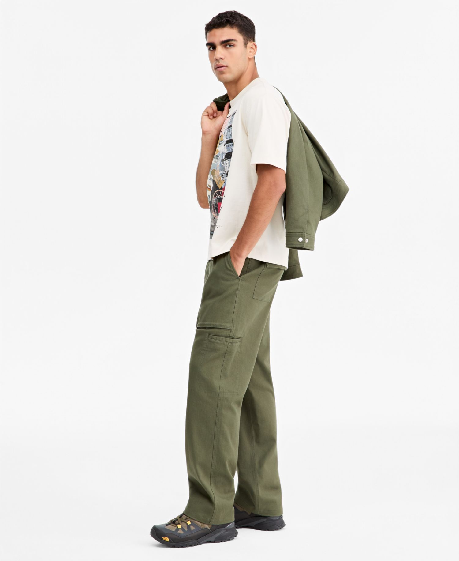 Men's Relaxed-Fit Hammer-Loop Twill Field Pants