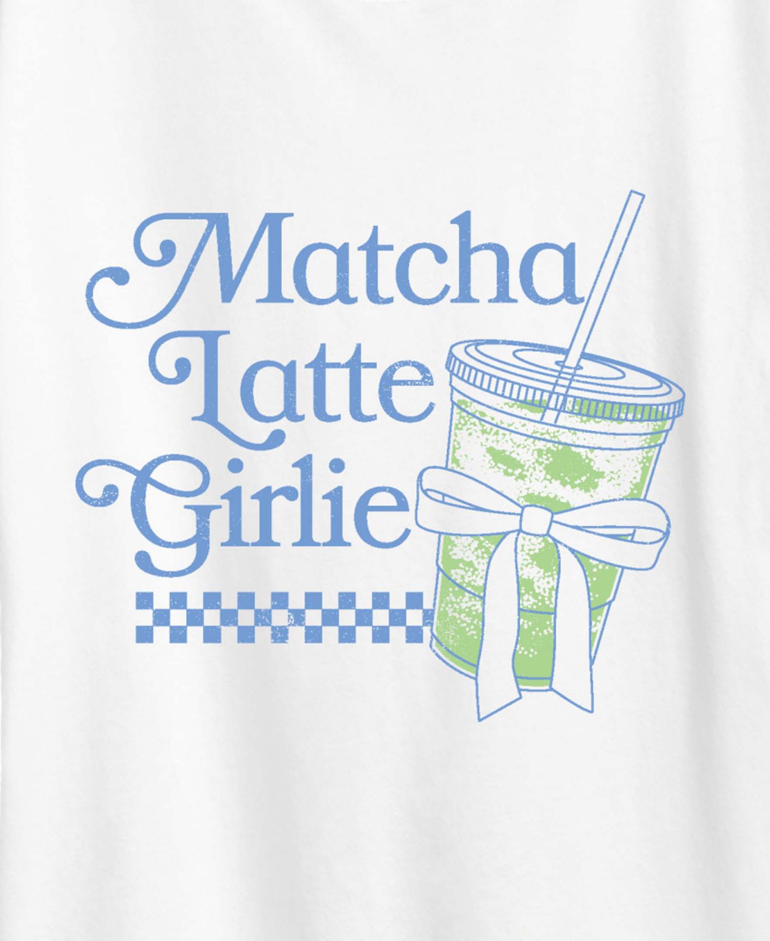 Women's Matcha Latte Graphic Short-Sleeve T-Shirt