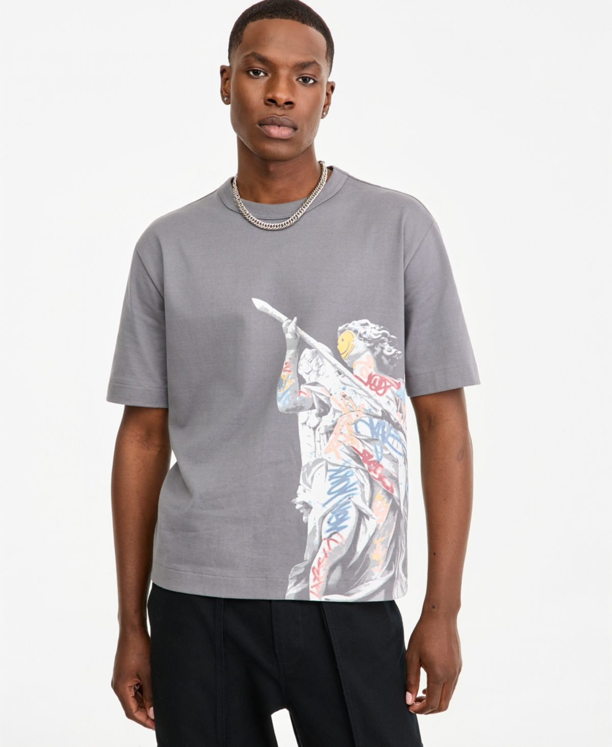 Mode of One Men's Archangel Graphic Relaxed-Fit T-Shirt, Macy's Exclusive