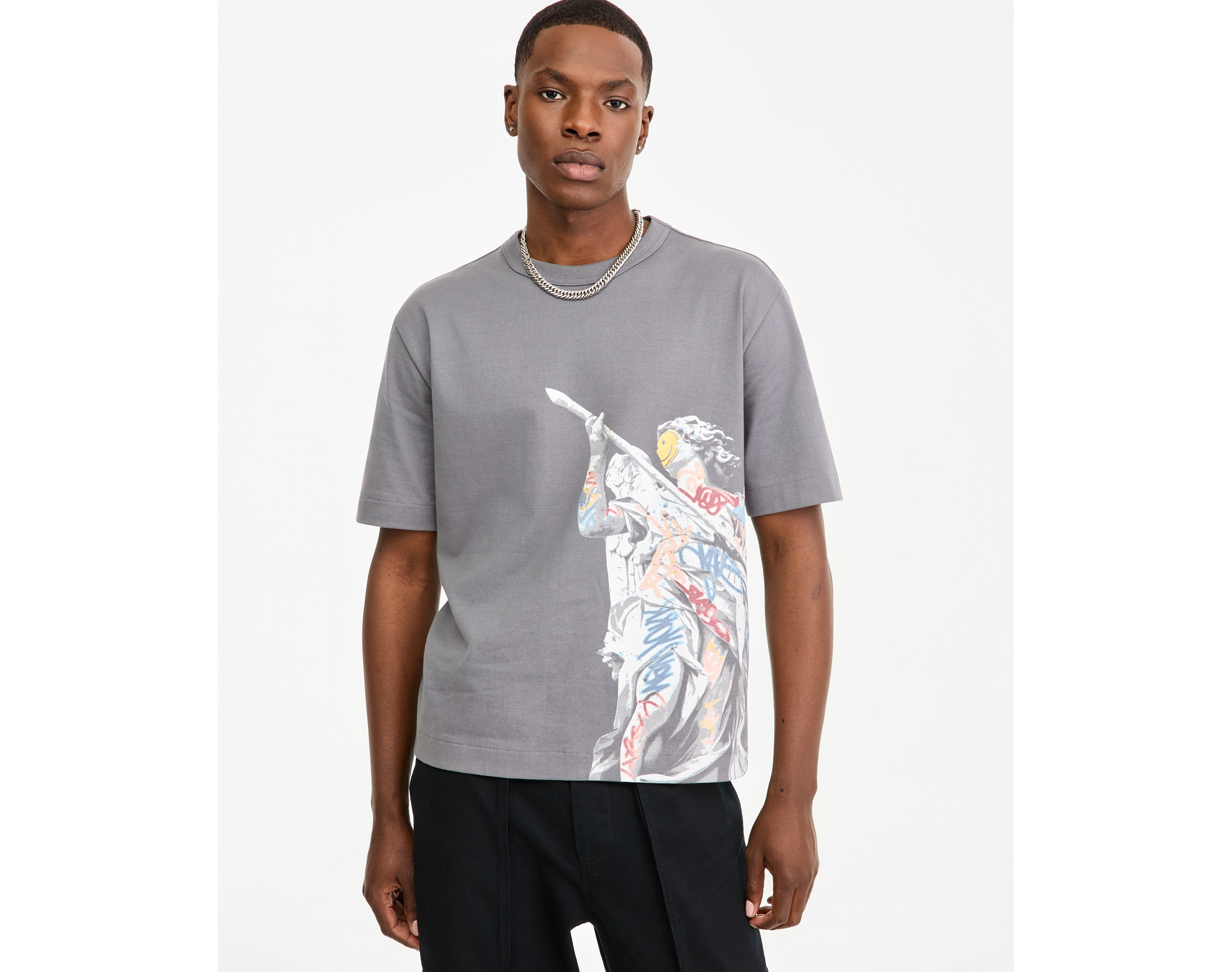 Mode of One Men's Archangel Graphic Relaxed-Fit T-Shirt, Macy's Exclusive