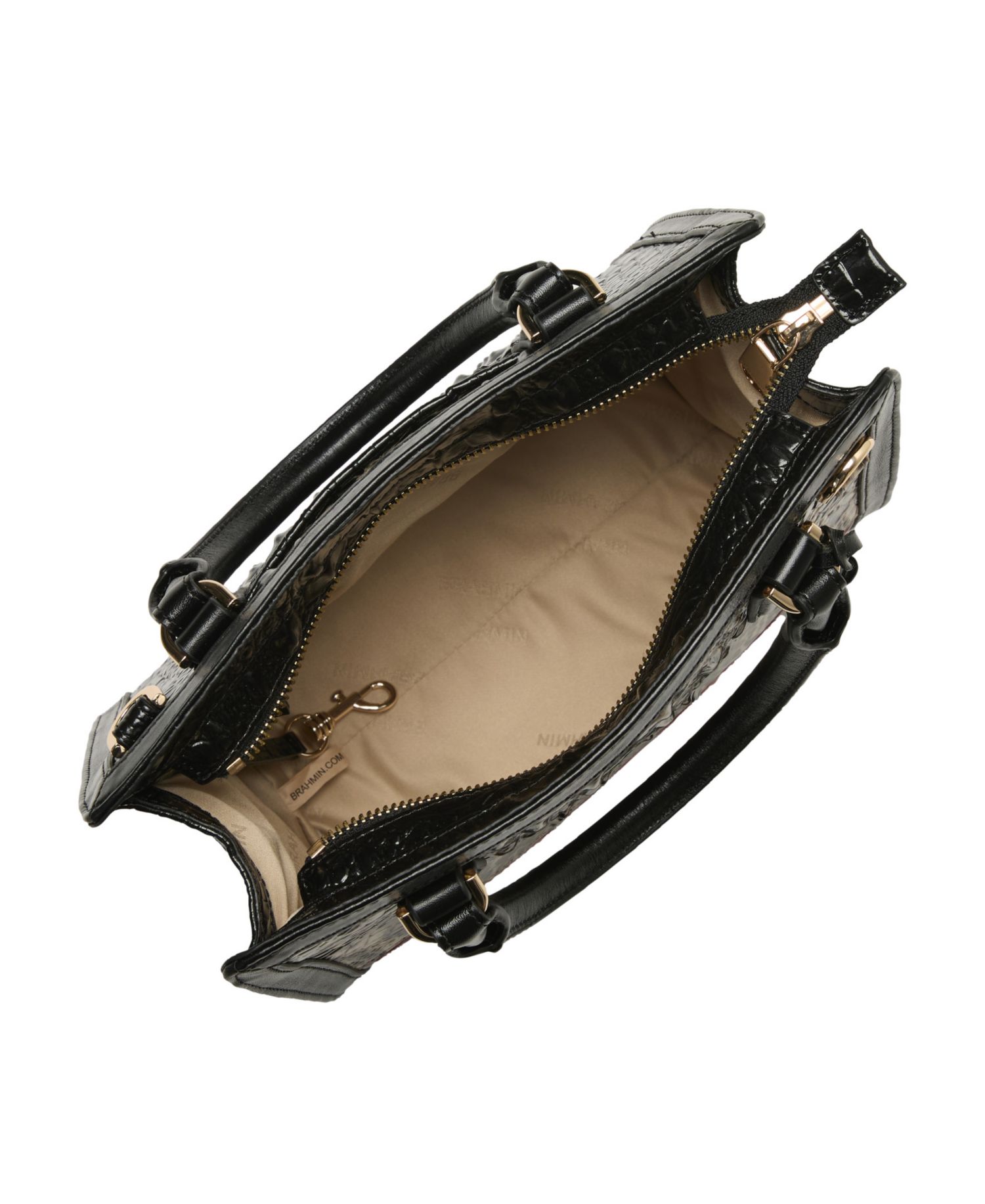 Cami Calgary Leather Ocelot Small Satchel Handbag