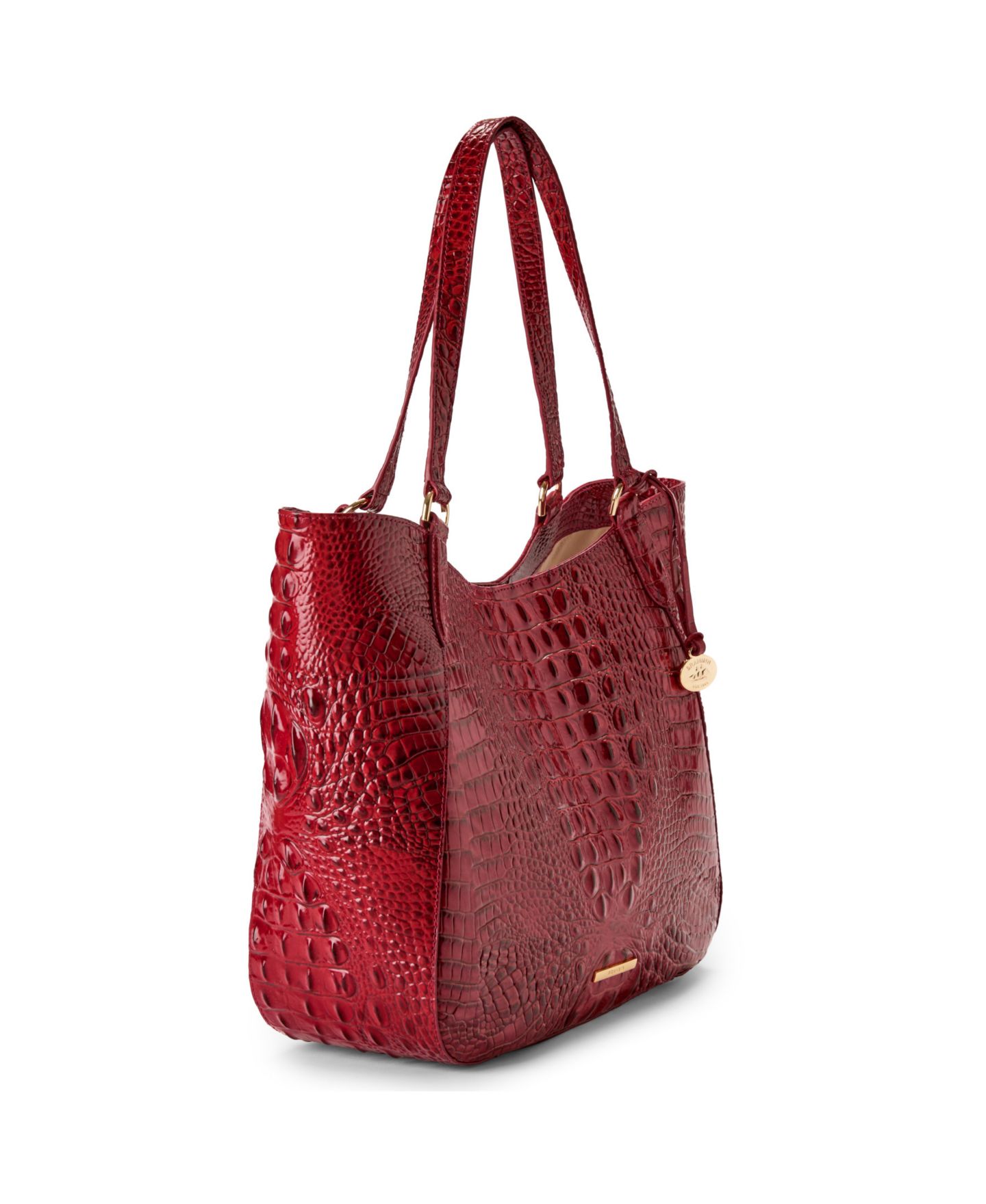 Женская сумка Brahmin Aliza Melbourne Large Leather, цвет: Красный — фото 3