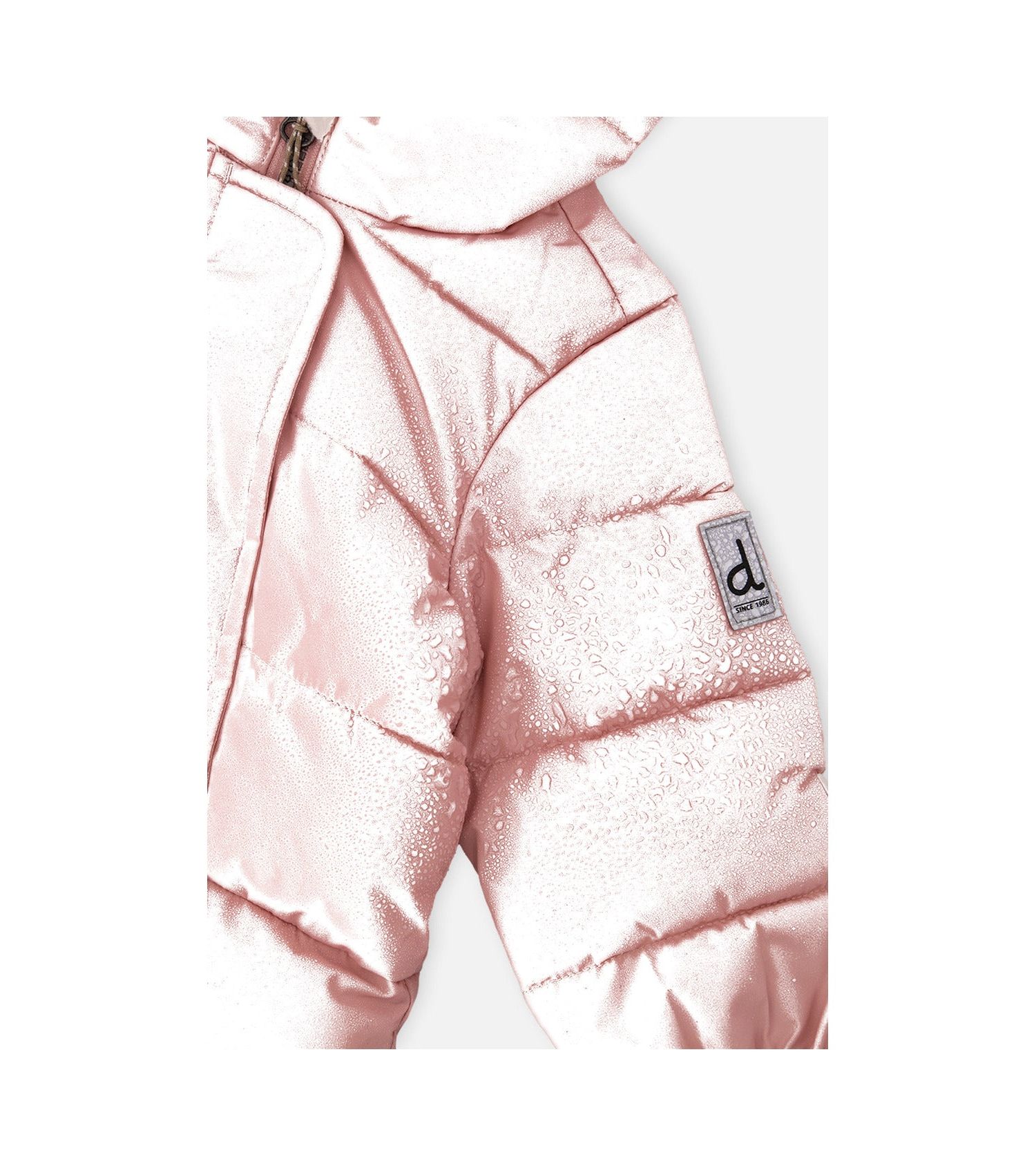 Baby Girls ( 3M to 24M ) Cloud One Piece Snowsuit Adapted for Car Seats Pale Dusty