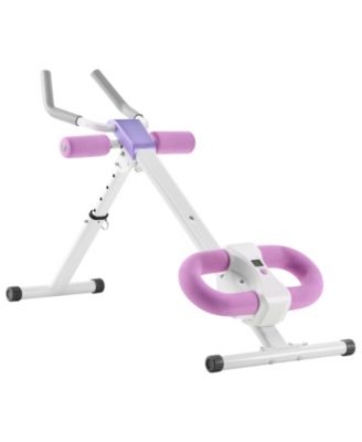 Foldable AB Workout Machine, Core and Abdominal Trainer, 330 Lb Capacity Home Gym Cruncher