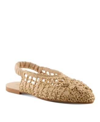 Women's Nantucket Ballet Flats with Breathable Raffia Upper