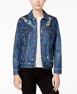 lucky brand tomboy trucker jean jacke