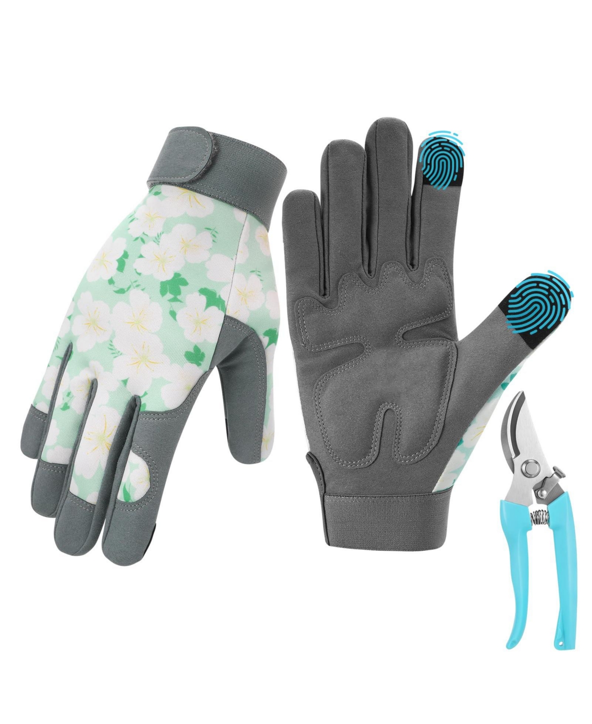 Xdovet Garden Pruning Shears Gloves Set Stainless Steel Trimming Tools