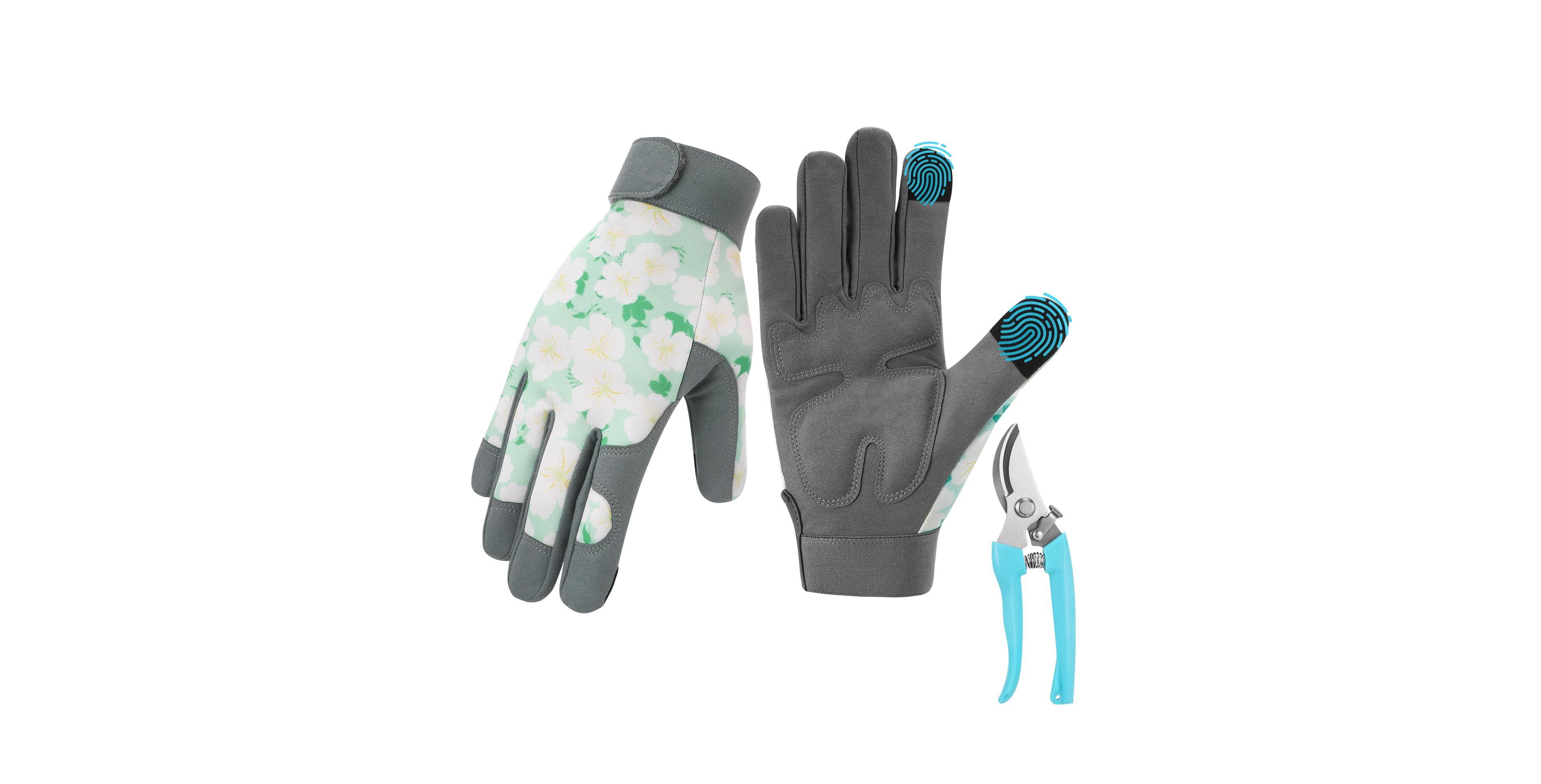 Xdovet Garden Pruning Shears Gloves Set Stainless Steel Trimming Tools
