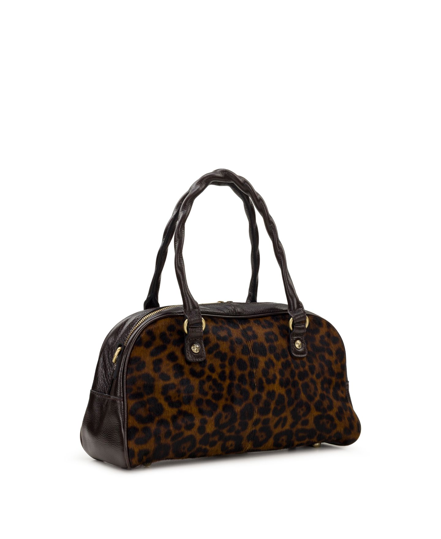 Женская сумка Patricia Nash Pomezia Zipper Large Satchel, цвет: Леопардовый — фото 3