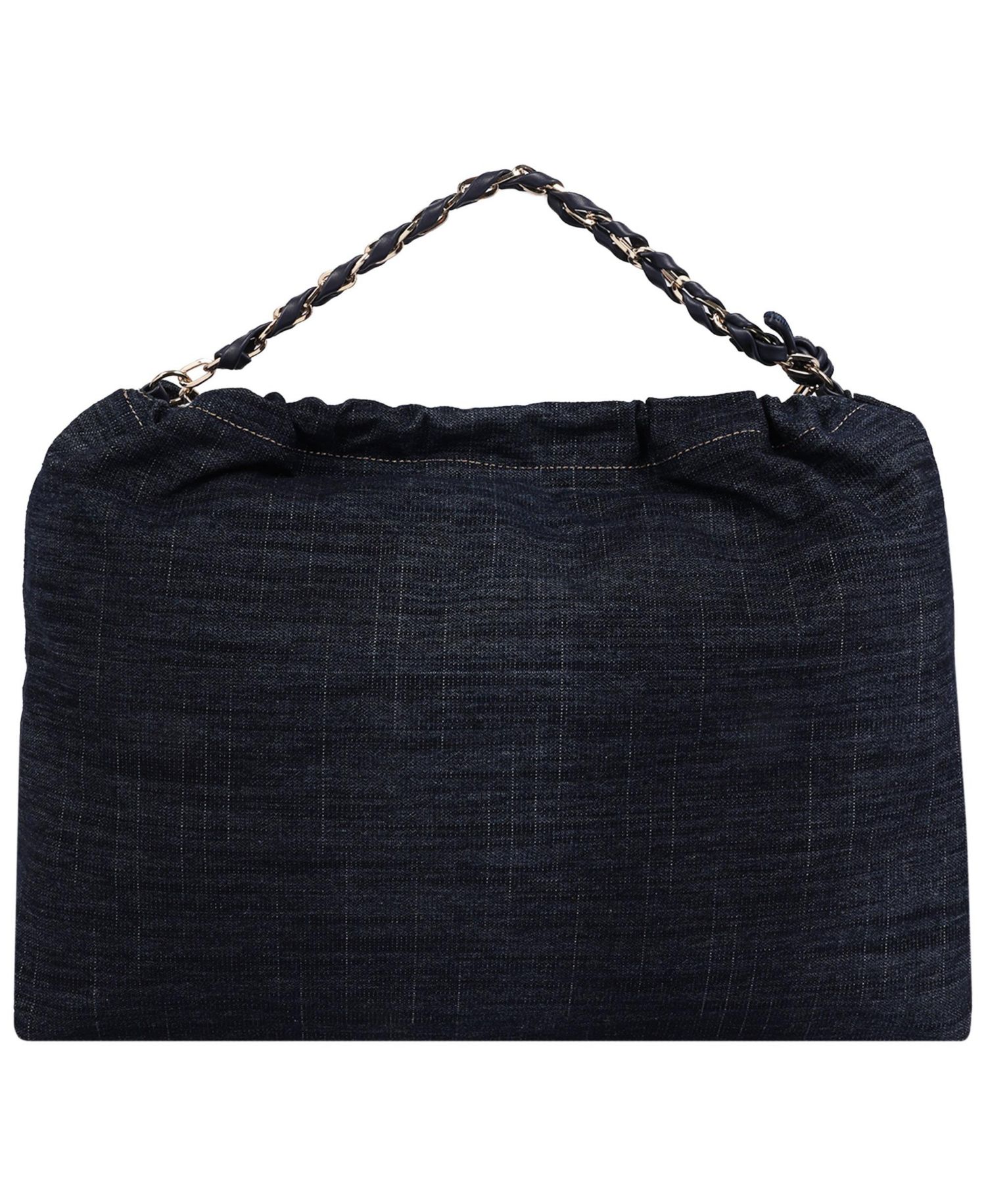 Women's Vintage Chain Denim Hobo Bag