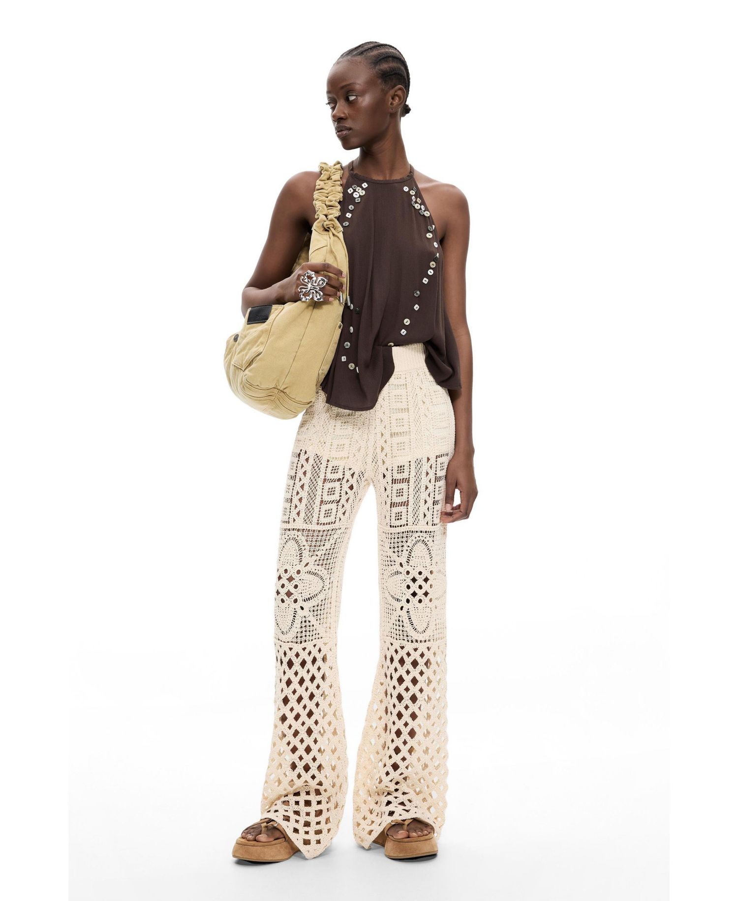 Women's Crochet Trousers