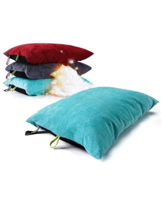 Ultralight Down Camping Travel Pillow Removable Washable Cover Support For Hiking Backpacking