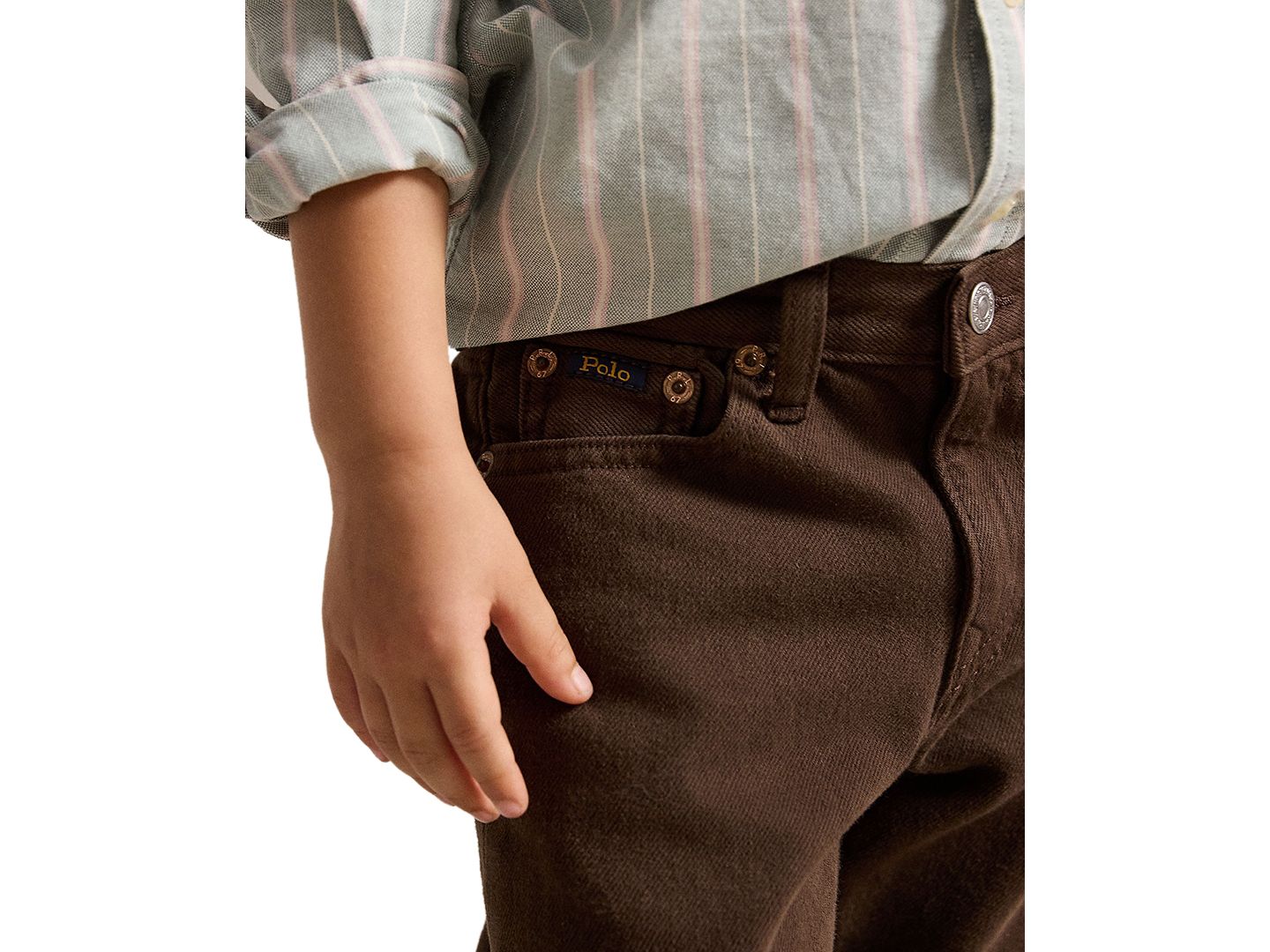 Джинсы Polo Ralph Lauren Lynwood Relaxed-Fit Jean для мальчиков, цвет: Коричневый — фото 3