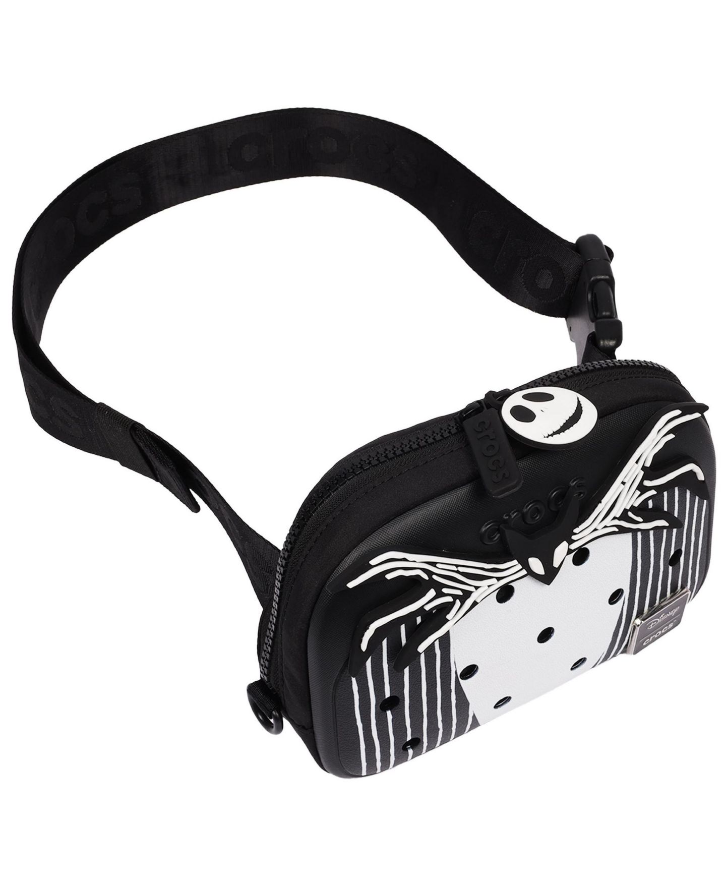 Женская сумка Crocs Disney Nbc X Jack Cosplay Belt, цвет: Чёрный — фото 2