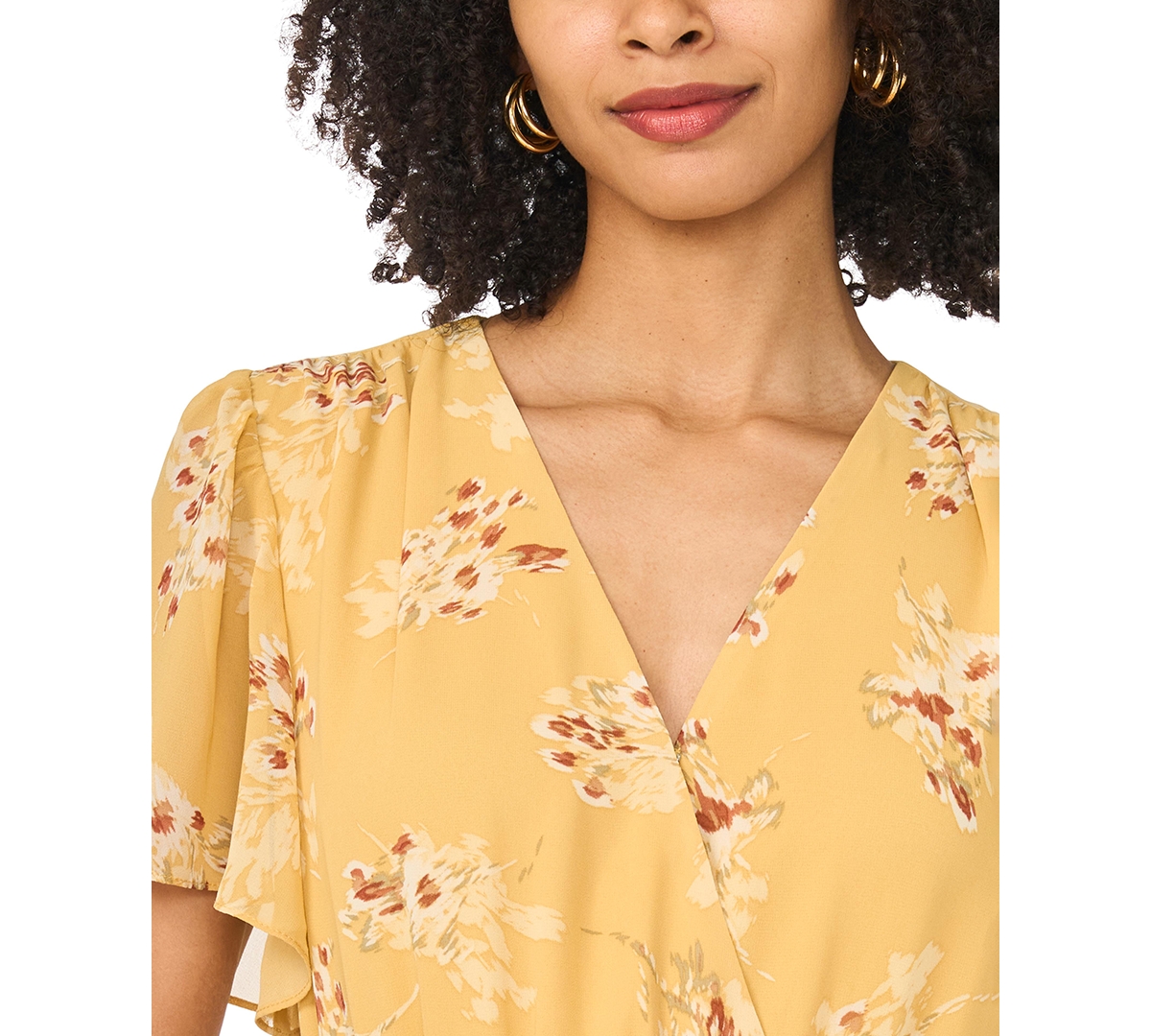 Vince Camuto Women's Four-Tier Layered Midi Dress