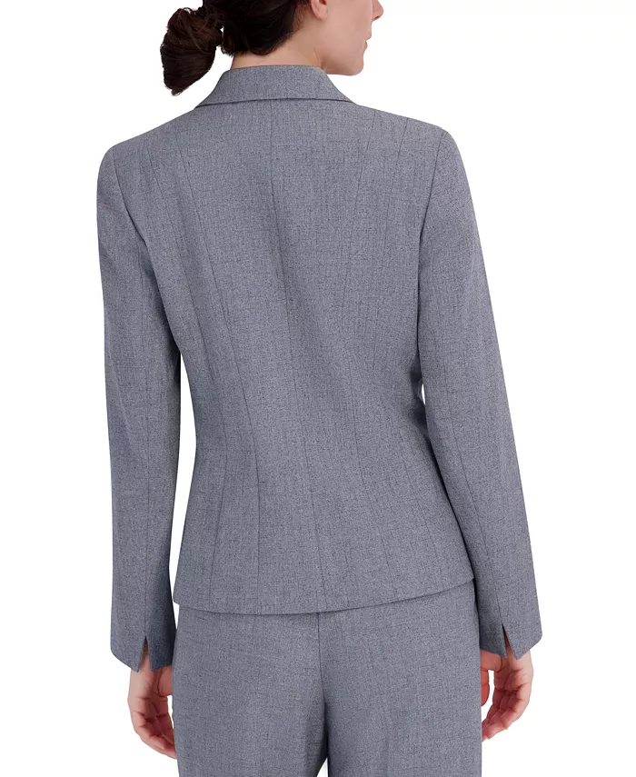 Women's Stretch Crepe One Button Blazer - thumbnail 8
