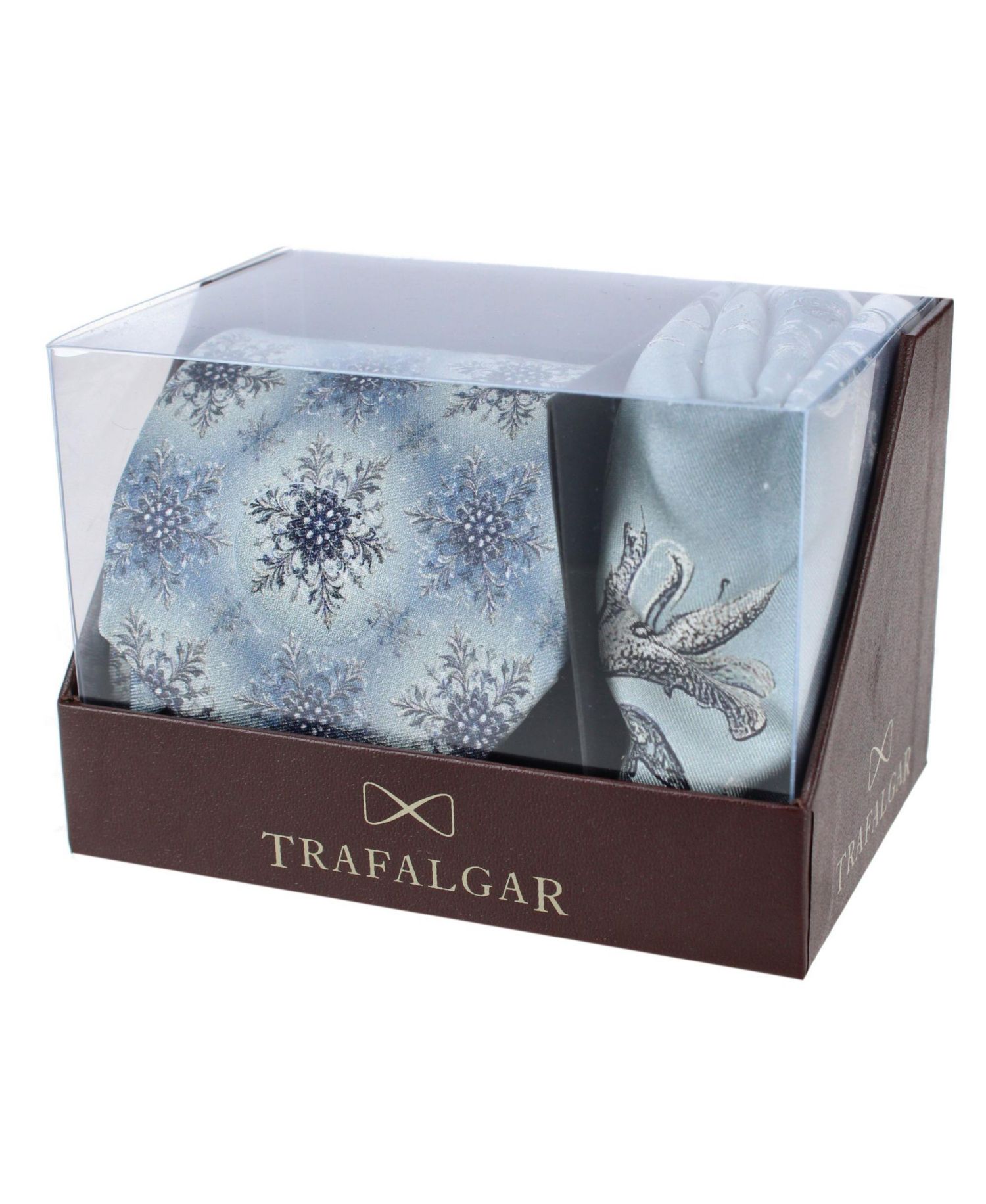 Men's Clarence The Classy Snowflake Silk Holiday Bundle