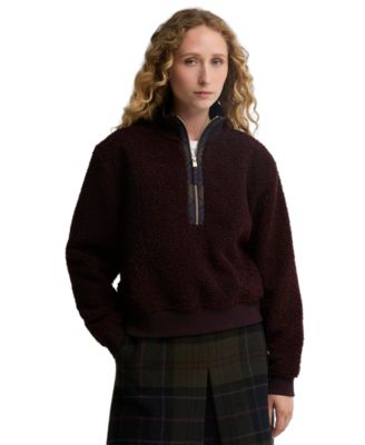 Women's Fawne Funnel Neck Quarter-Zip Fleece Sweatshirt