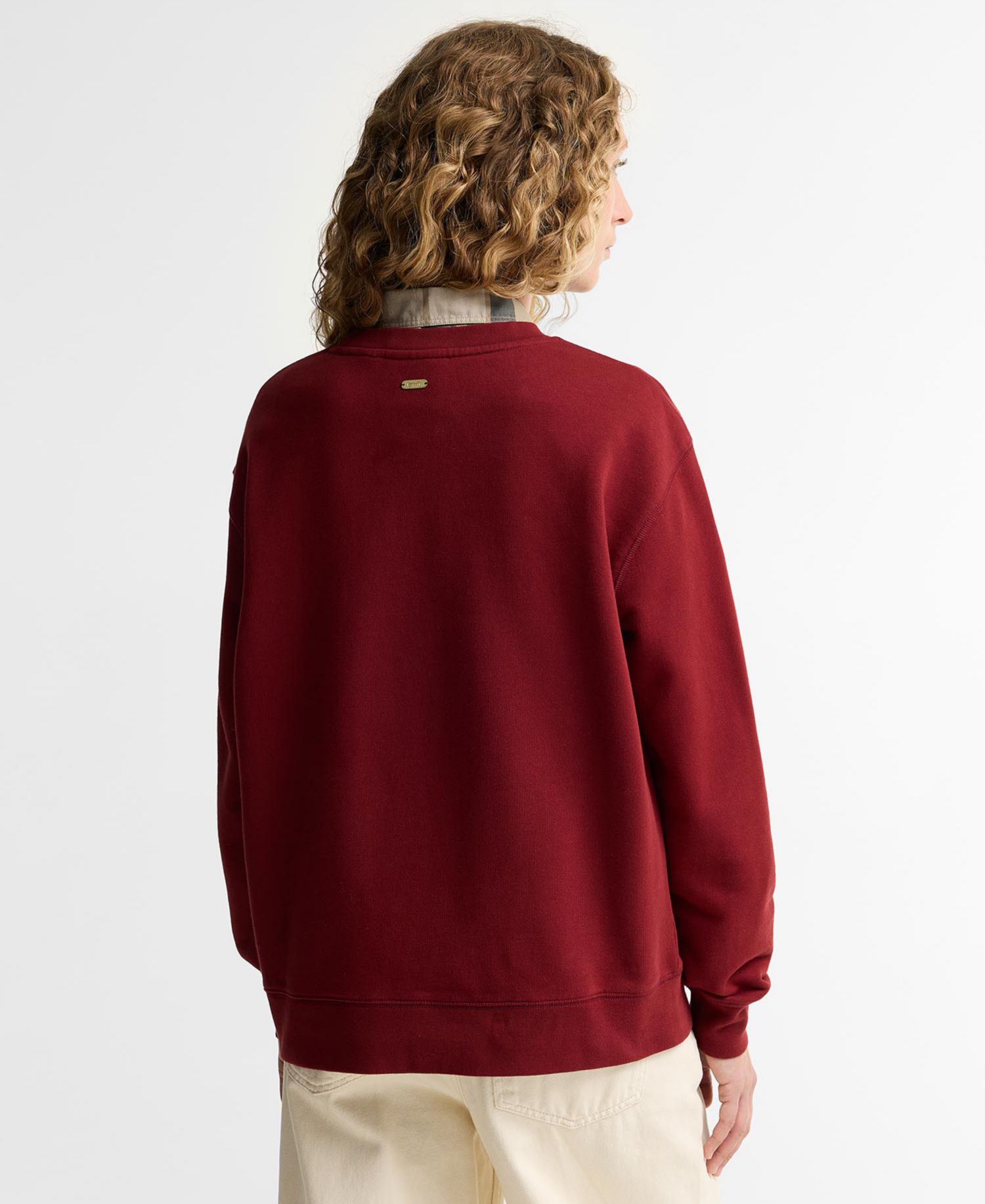 Women's Hartland Crewneck Long-Sleeve Embroidered-Graphic Sweatshirt