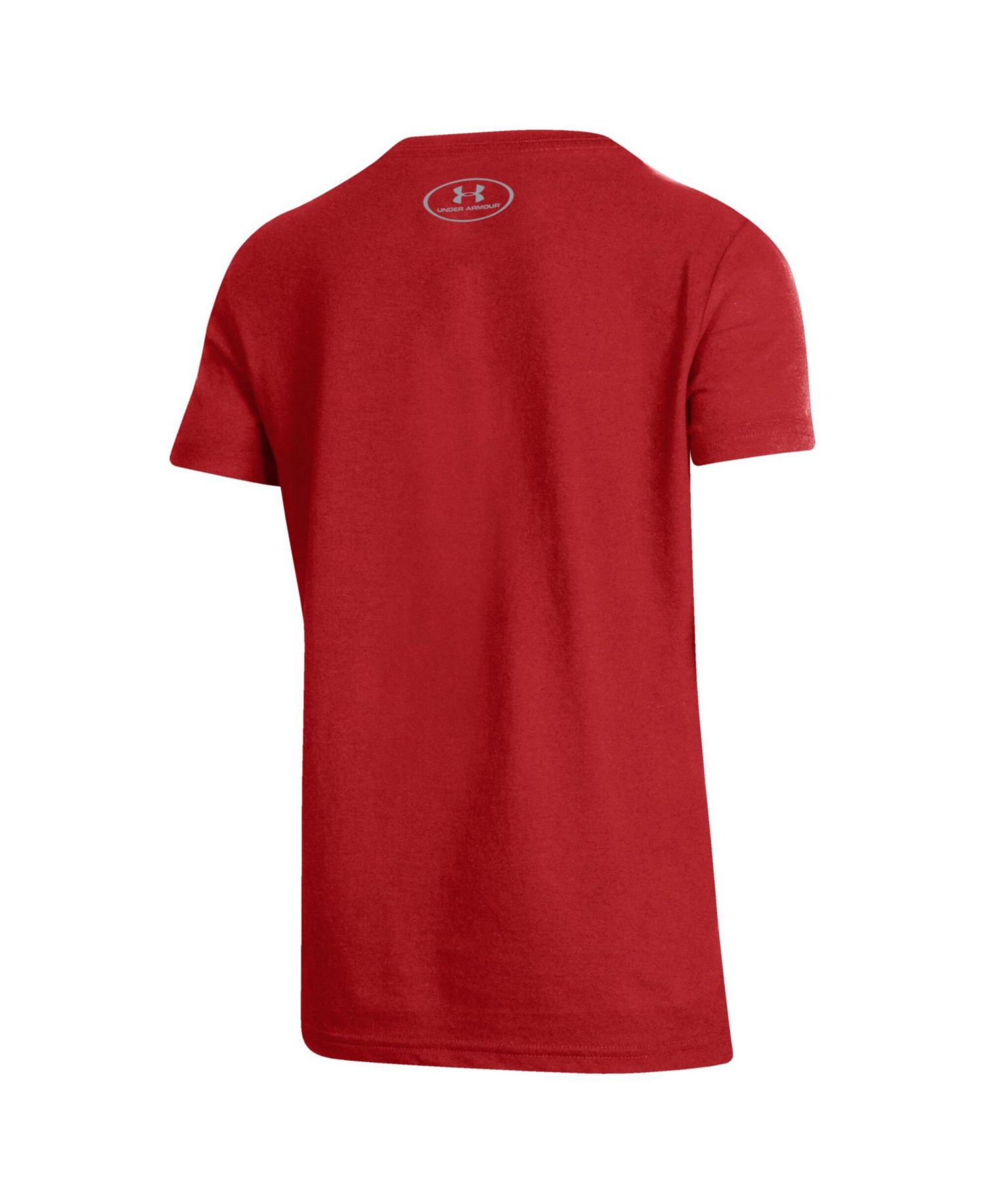 Big Boys and Girls Red Wisconsin Badgers 2026 Lambeau Field Collection Bucky Cheesehead Performance T-Shirt