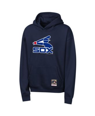 Big Boys and Girls Navy Chicago White Sox Retro Logo Hoodie