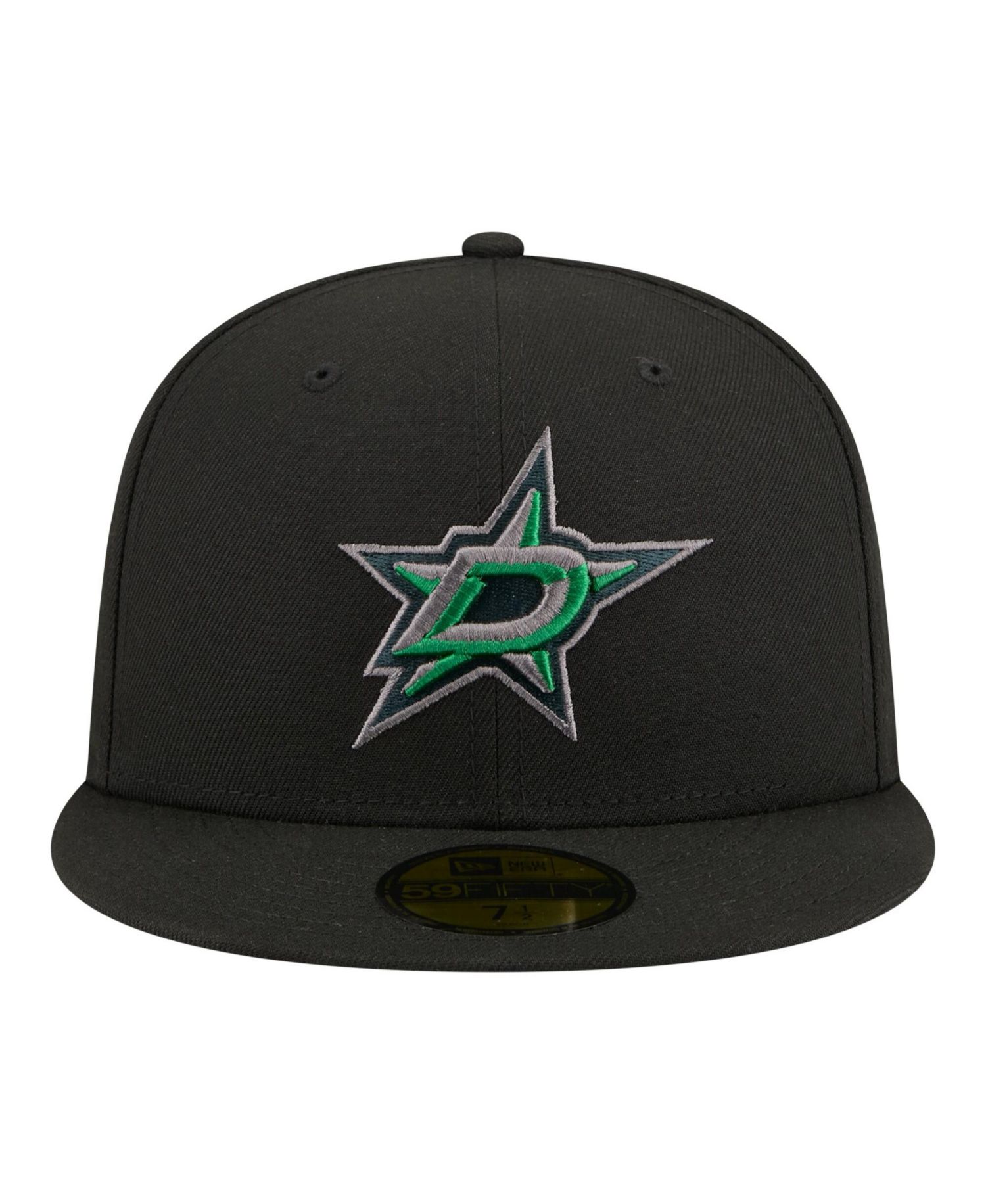 Men's Black Dallas Stars Color Pop 59FIFTY Fitted Hat