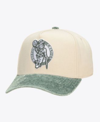 Men's and Women's Cream/Green Boston Celtics Faded Pro Snapback Hat