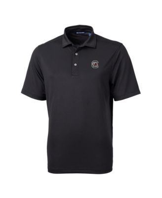 Cutter Buck Men's Black South Carolina Gamecocks Virtue Eco Pique Polo Shirt