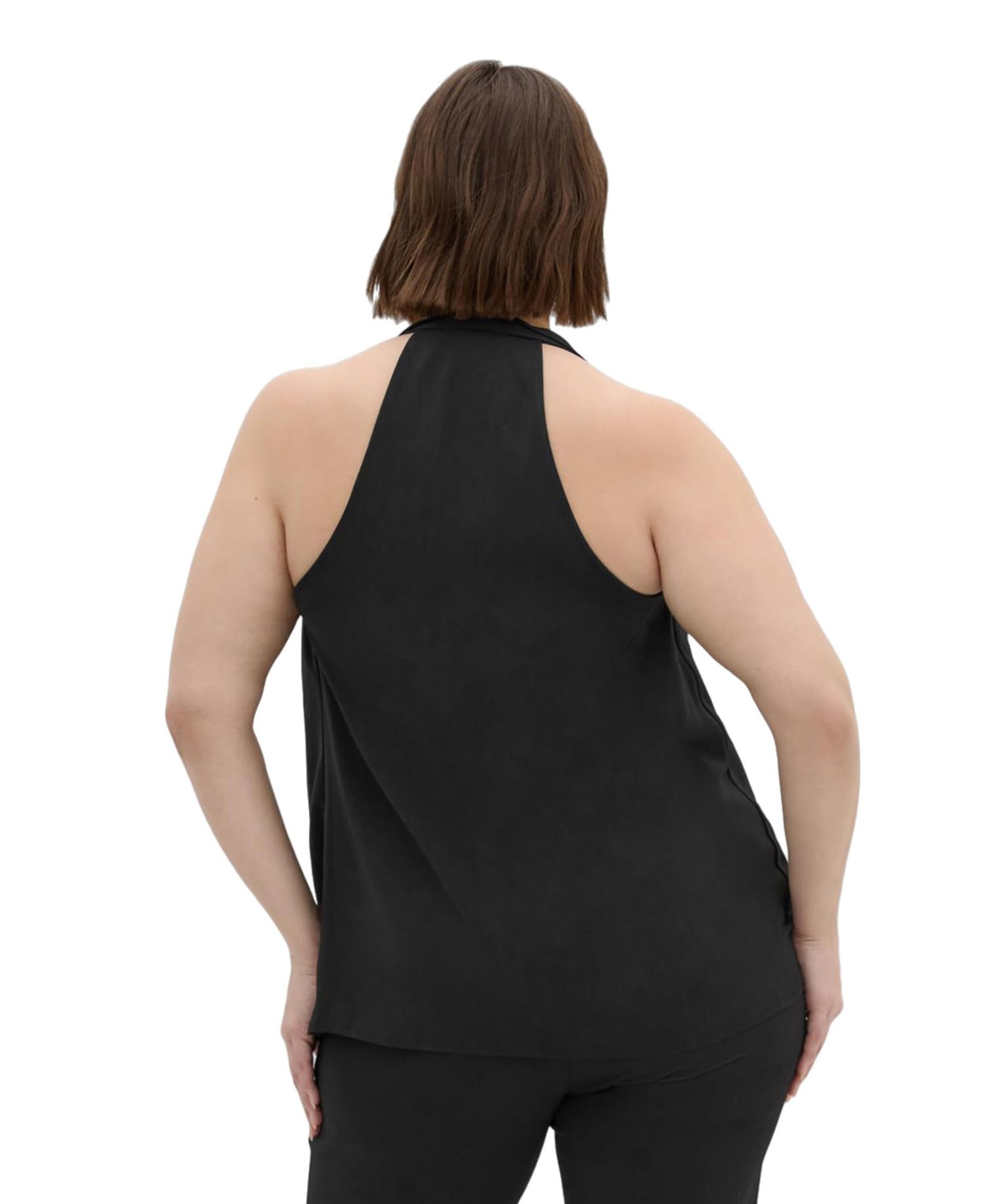 Plus Size Chloe Cowl Neck Sleeveless Top