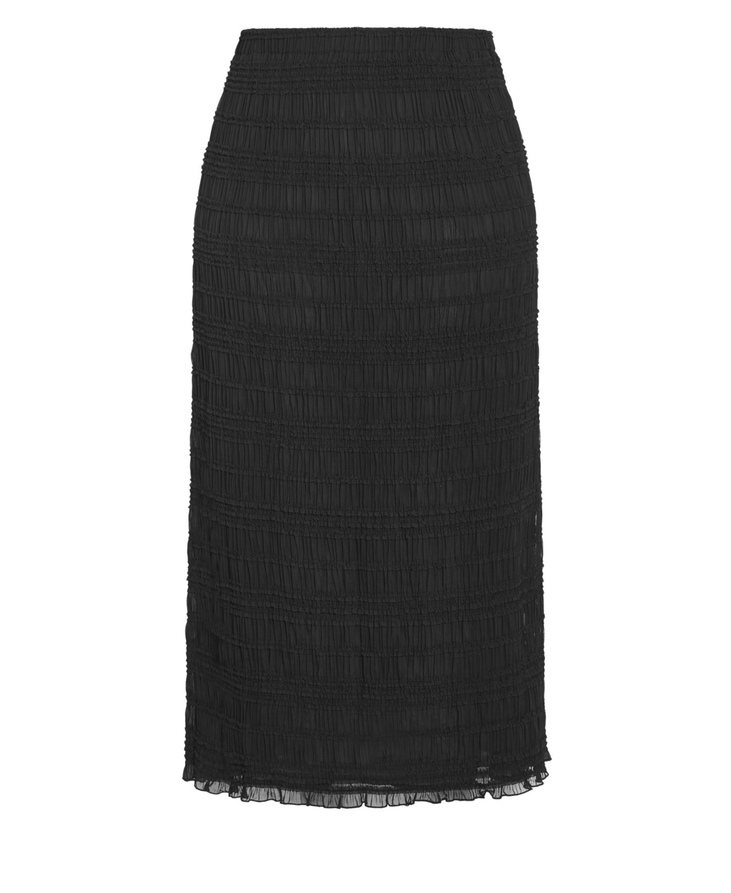 Plus Size Emelia High-Waisted Maxi Shirred Skirt