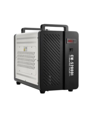 CW-5200DI Industrial Water Chiller with Compressor, 5460 BTU/h, 7L Tank