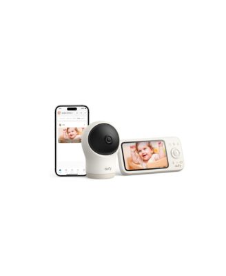 Security Baby Monitor C10 with 2K HD Camera, 4.5" 480p Display, 4x Zoom, Pan-Tilt, Night Vision, Wi-Fi and No Wi-Fi Connection