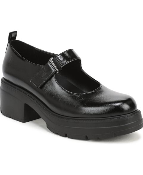 Женские туфли Naturalizer Lea Block Heel Mary Jane Pumps, цвет: Чёрная искусственная кожа