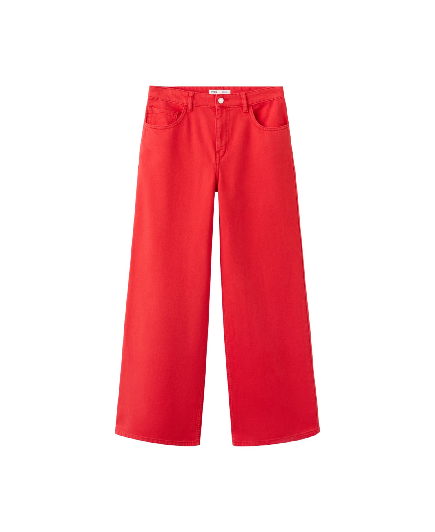 Women's Low-Rise Wide-Leg Colored Jeans, 32.09" Inseam