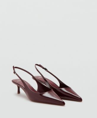 Women's Kitten-Heel Patent Leather Shoes