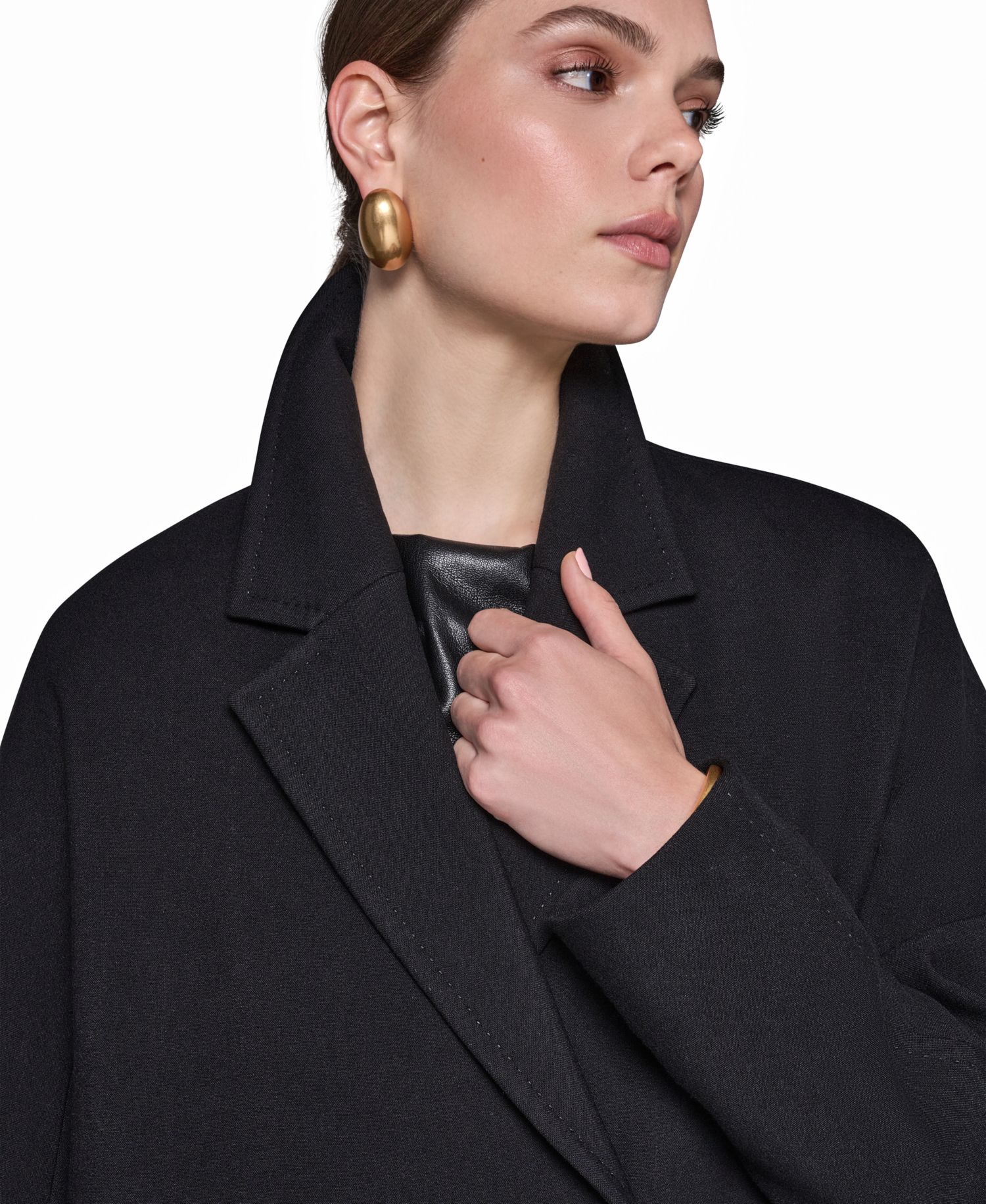 Women's Double-Breasted Lined Rain Coat