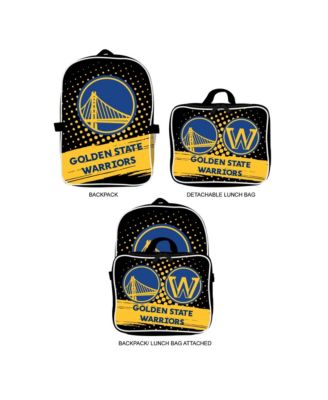 2-Piece Golden State Warriors Backpack Lunch Box Set
