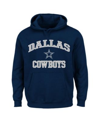 Men's Navy Dallas Cowboys Big & Tall Heart & Soul Hoodie