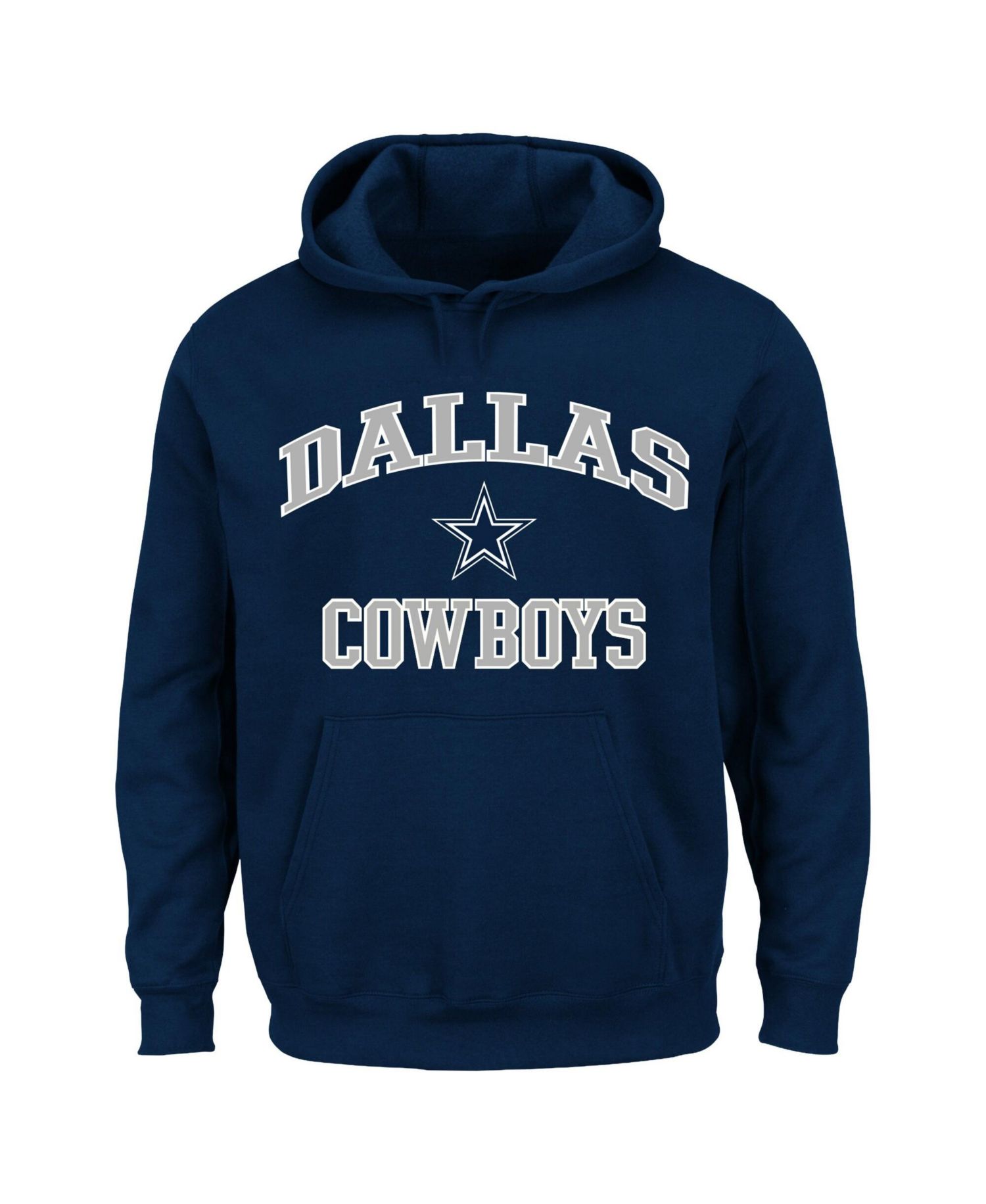 Men's Navy Dallas Cowboys Big & Tall Heart & Soul Hoodie
