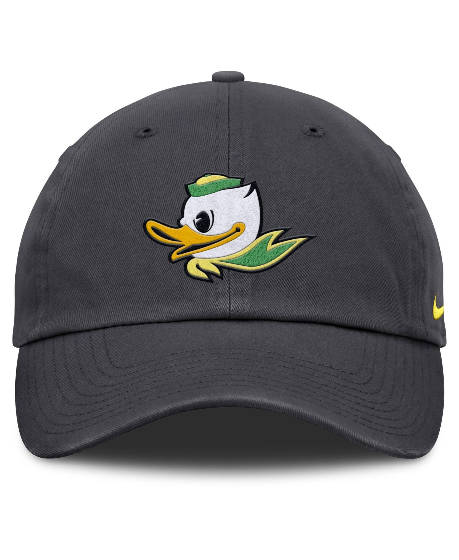 Men's Anthracite Oregon Ducks Club Dri-FIT Adjustable Hat