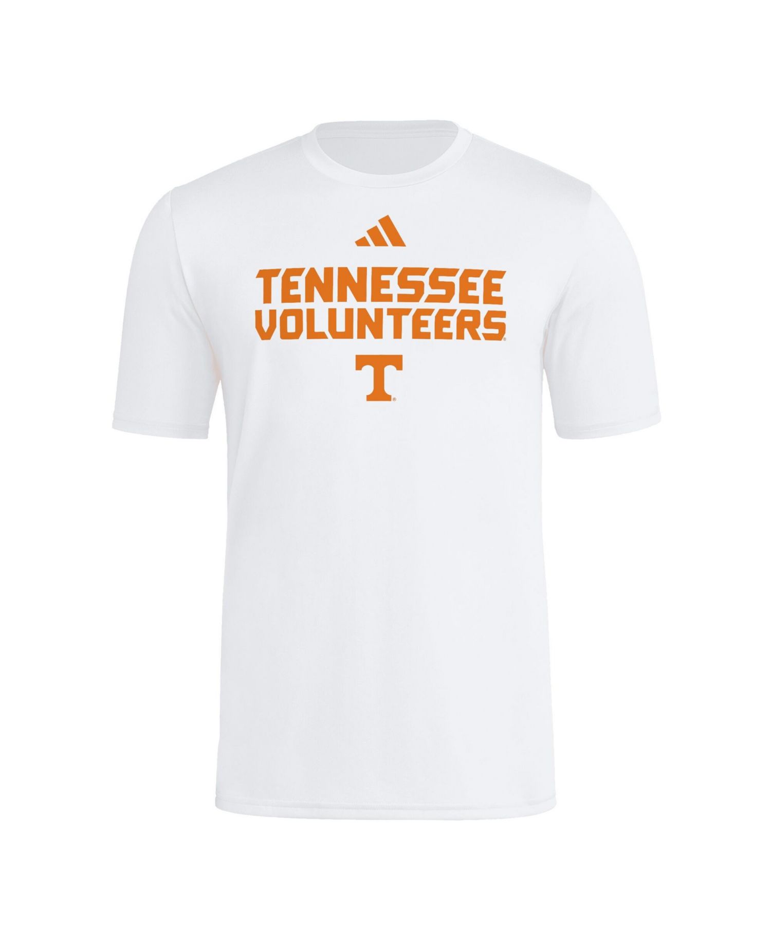 Men's White Tennessee Volunteers Wordmark Poly T-Shirt