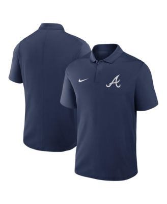 Men's Navy Atlanta Braves Dri-FIT Victory Polo Shirt