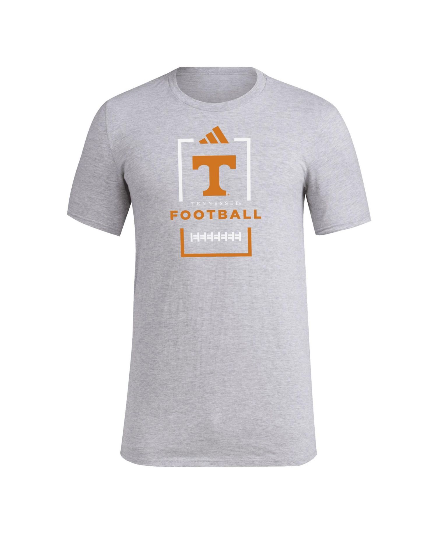 Men's Gray Tennessee Volunteers Football Poly T-Shirt